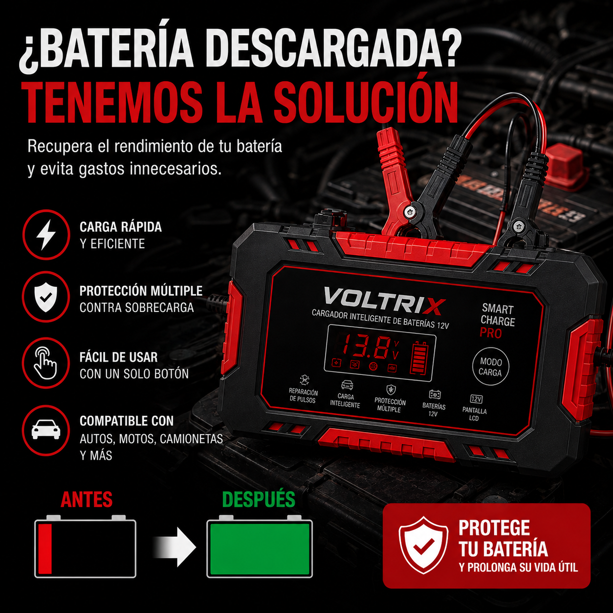 VOLTRIX™ SMARTCHARGE PRO 12V